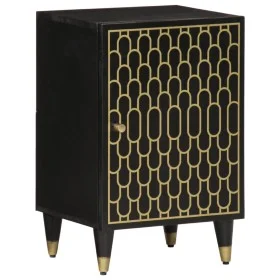 Mueble de baño madera maciza de mango 38x33x58 cm de , Tocadores de baño - Ref: Foro24-358341, Precio: 69,54 €, Descuento: %