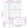 Armario auxiliar madera maciza de mango 40x33x75 cm de , Aparadores - Ref: Foro24-358343, Precio: 98,78 €, Descuento: %