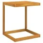 Mesa en forma de C madera maciza de acacia 42x40x50 cm de , Mesas de jardín - Ref: Foro24-365857, Precio: 37,30 €, Descuento: %