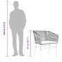 Sillones de jardín con cojines 2 uds ratán sintético gris de , Sillas de jardín - Ref: Foro24-369104, Precio: 142,30 €, Descu...