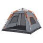 Tienda de campaña iglú 5 personas apertura rápida gris/naranja de , Tiendas de campaña - Ref: Foro24-4004148, Precio: 122,40 ...