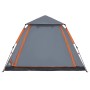 Tienda de campaña iglú 5 personas apertura rápida gris/naranja de , Tiendas de campaña - Ref: Foro24-4004148, Precio: 122,40 ...