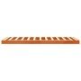 Estructura de cama madera maciza pino marrón cera 100x200 cm de , Camas y somieres - Ref: Foro24-847152, Precio: 64,83 €, Des...