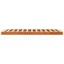 Solid pine wood bed frame in brown wax finish 100x200 cm by , Beds and slatted bases - Ref: Foro24-847152, Price: 61,25 €, Di...