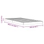 Estructura de cama madera maciza pino marrón cera 100x200 cm de , Camas y somieres - Ref: Foro24-847152, Precio: 64,83 €, Des...