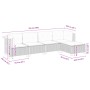 Set de muebles de jardín 5 pzas y cojines ratán sintético negro de , Conjuntos de jardín - Ref: Foro24-3261785, Precio: 369,2...