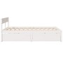 Estructura de cama con cajones madera de pino blanca 140x200 cm de , Camas y somieres - Ref: Foro24-3282349, Precio: 326,14 €...
