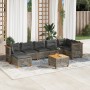 Set de sofás de jardín y cojines 8 piezas ratán sintético gris de , Conjuntos de jardín - Ref: Foro24-3261933, Precio: 641,81...