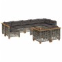 Set de sofás de jardín 10 pzas con cojines ratán sintético gris de , Conjuntos de jardín - Ref: Foro24-3261999, Precio: 816,1...