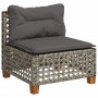 Set de sofás de jardín 10 pzas con cojines ratán sintético gris de , Conjuntos de jardín - Ref: Foro24-3262035, Precio: 827,1...