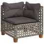 Set de sofás de jardín 10 pzas con cojines ratán sintético gris de , Conjuntos de jardín - Ref: Foro24-3262035, Precio: 827,1...