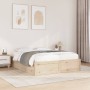 Estructura de cama madera maciza de pino 140x200 cm de , Camas y somieres - Ref: Foro24-3282375, Precio: 185,14 €, Descuento: %