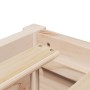 Estructura de cama madera maciza de pino 140x200 cm de , Camas y somieres - Ref: Foro24-3282375, Precio: 185,14 €, Descuento: %