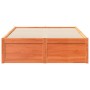 Estructura de cama madera maciza pino marrón cera 120x190 cm de , Camas y somieres - Ref: Foro24-3282389, Precio: 198,38 €, D...