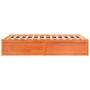 Estructura de cama madera maciza pino marrón cera 120x190 cm de , Camas y somieres - Ref: Foro24-3282389, Precio: 198,38 €, D...