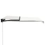 Toldo retráctil manual con LED crema 300x250 cm de vidaXL, Toldos - Ref: Foro24-3055221, Precio: 277,01 €, Descuento: %