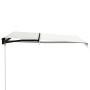 Toldo retráctil manual con LED crema 300x250 cm de vidaXL, Toldos - Ref: Foro24-3055221, Precio: 276,76 €, Descuento: %