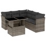 Set de muebles de jardín 6 pzas y cojines ratán sintético gris de , Conjuntos de jardín - Ref: Foro24-3266580, Precio: 397,36...