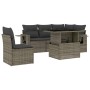 Set de muebles de jardín 6 pzas y cojines ratán sintético gris de , Conjuntos de jardín - Ref: Foro24-3267910, Precio: 418,33...