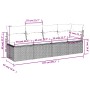 Set de sofás de jardín 11 pzas y cojines ratán sintético gris de , Conjuntos de jardín - Ref: Foro24-3268170, Precio: 700,72 ...