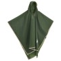 Poncho de lluvia con capucha diseño 2 en 1 verde 223x145 cm de , Camping y senderismo - Ref: Foro24-4004197, Precio: 17,34 €,...
