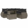 Set de muebles de jardín 6 pzas y cojines ratán sintético gris de , Conjuntos de jardín - Ref: Foro24-3268530, Precio: 437,10...