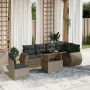 Set de sofás de jardín 7 pzas con cojines ratán sintético gris de , Conjuntos de jardín - Ref: Foro24-3268570, Precio: 488,55...