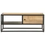 TV cabinet carved door rough mango wood 90x55x36 cm by vidaXL, Coffee table - Ref: Foro24-320946, Price: 181,02 €, Discount: %