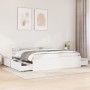 Estructura de cama con cajones madera maciza de pino 200x200 cm de , Camas y somieres - Ref: Foro24-3282337, Precio: 365,35 €...