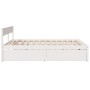 Estructura de cama con cajones madera maciza de pino 200x200 cm de , Camas y somieres - Ref: Foro24-3282337, Precio: 365,35 €...