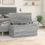 Caja de almacenaje madera ingeniería gris Sonoma 100x42x46 cm de , Baúles de almacenamiento - Ref: Foro24-840665, Precio: 91,...