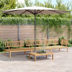 Set de sofás de palets de jardín 4 pzas madera maciza de acacia de , Sofás de exterior - Ref: Foro24-3209302, Precio: 417,52 ...