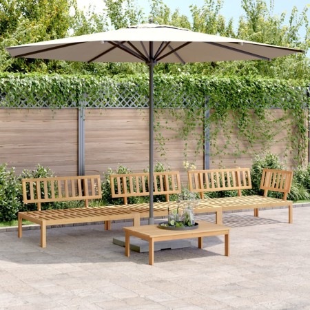 Set de sofás de palets de jardín 4 pzas madera maciza de acacia de , Sofás de exterior - Ref: Foro24-3209302, Precio: 417,52 ...