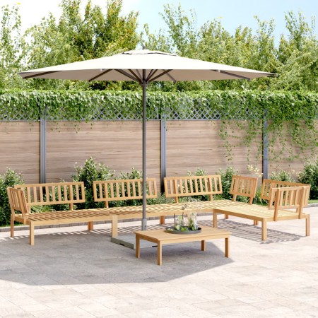 Set de sofás de palets de jardín 5 pzas madera maciza de acacia de , Sofás de exterior - Ref: Foro24-3209316, Precio: 634,60 ...