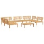 Set de sofás de palets de jardín 6 pzas madera maciza de acacia de , Sofás de exterior - Ref: Foro24-3209314, Precio: 695,65 ...