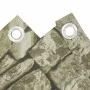 Pantalla de privacidad de balcón PVC look piedra 300x120 cm de , Paneles de vallas - Ref: Foro24-4005532, Precio: 25,81 €, De...