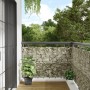 Pantalla de privacidad de balcón PVC look piedra 400x90 cm de , Paneles de vallas - Ref: Foro24-4005477, Precio: 26,60 €, Des...