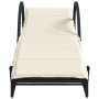 Tumbonas con cojines 2 unidades ratán sintético negro de , Tumbonas - Ref: Foro24-3277307, Precio: 271,96 €, Descuento: %