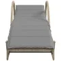 Liegestühle mit Kissen, 2 Stück, aus synthetischem Rattan in Beige. von , Liegen - Ref: Foro24-3277311, Preis: 364,48 €, Raba...