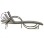 Liegestühle mit Kissen, 2 Stück, aus synthetischem Rattan in Beige. von , Liegen - Ref: Foro24-3277311, Preis: 364,48 €, Raba...