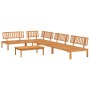 Set de sofás de palets de jardín 5 pzas madera maciza de acacia de , Sofás de exterior - Ref: Foro24-3209431, Precio: 597,58 ...