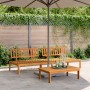 Sofás centrales palets de jardín 2 uds madera maciza de acacia de , Sofás de exterior - Ref: Foro24-3209433, Precio: 276,81 €...