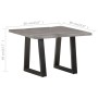 Mesa de centro borde natural madera maciza acacia 60x60x40 cm de vidaXL, Mesas de centro - Ref: Foro24-321045, Precio: 71,32 ...