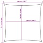 Toldo de vela poliéster oxford 100% gris claro 3x3 m de , Sombrillas - Ref: Foro24-4000401, Precio: 31,68 €, Descuento: %