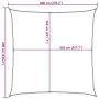 Toldo de vela poliéster oxford 100% arena 6x6 m de , Sombrillas - Ref: Foro24-4000415, Precio: 104,29 €, Descuento: %