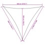 Toldo de vela poliéster oxford 100% gris claro 6x6x6 m de , Sombrillas - Ref: Foro24-4000927, Precio: 46,32 €, Descuento: %