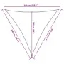 Toldo de vela poliéster oxford 100% arena 3x3x3 m de , Sombrillas - Ref: Foro24-4000931, Precio: 26,23 €, Descuento: %
