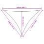 Toldo de vela poliéster oxford 100% arena 4x4x5,8 m de , Sombrillas - Ref: Foro24-4000938, Precio: 32,50 €, Descuento: %