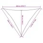 Toldo de vela poliéster oxford 100% arena 5x5x6 m de , Sombrillas - Ref: Foro24-4000944, Precio: 45,02 €, Descuento: %