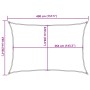 Toldo de vela poliéster oxford 100% arena 4x2,5 m de , Sombrillas - Ref: Foro24-4000567, Precio: 44,31 €, Descuento: %